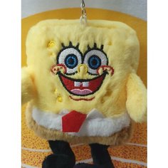 Мягкая плюшевая детская игрушка-брелок Губка Боб квадратные штаны Спанч боб 12см Frida