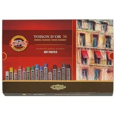 Пастель художественная Koh-i-Noor Toison dor мягкая, 36 цветов