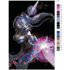 Картина по номерам U-73 "Игра Dota. Мирана 2", 80x120 см Brushes Paints