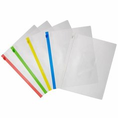 Папка-конверт на молнии Аttache (A5, 160мкм, до 100л.) 1шт. Attache