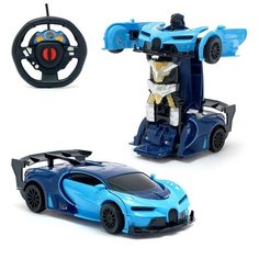 Робот радиоуправляемый "Спорткар", трансформируется, работает от батареек, цвета микс. В упаковке: 1 Mountains
