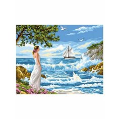 Картина по номерам Берег бухты 40х50 см Hobby Home