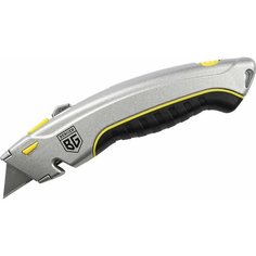 Нож BERGER BG1350, 19мм, 4шт, серебристый/желтый