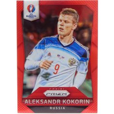 Коллекционная карточка Panini Prizm UEFA EURO 2016 France #172 Aleksandr Kokorin - Red S0236