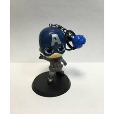 Фигурка - брелок Марвел Капитан Америка 10 см, на подставке 2 в 1, MARVEL Original Toys