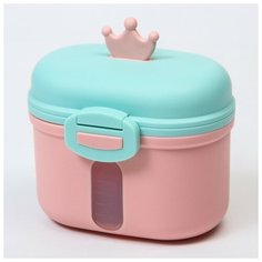 Контейнер для хранения детского питания «Корона», 240 гр, цвет розовый Mum&Baby
