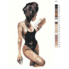 Картина по номерам X-44 "После душа" 40х60 Brushes Paints