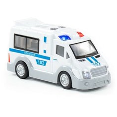 Автомобиль Полиция инерционный (со светом и звуком) (в коробке) Полесье