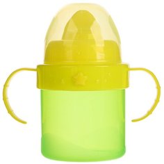 Mum&Baby / Поильник детский / Непроливайка твёрдым носиком, с ручками, 150 мл, от 5 мес
