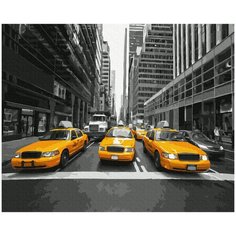 Картина по номерам Желтое такси Нью-Йорка, 40x50 см. Molly