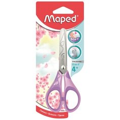 Ножницы детские Maped ESSENTIALS SOFT PASTEL 130мм, прорезин. ручки, ассорти