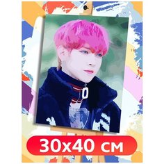Картина по номерам Музыка KPOP Ateez Ёсан - 6064 В 30x40