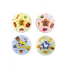 Пазлы «Круглые. Домашние животные» Woodland