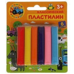Набор пластилина "Синий трактор", 6 цветов Multi Art