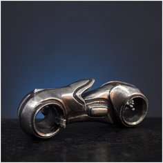Светоцикл мотоцикл трон металлическая коллекционная фигурка / TRON Light Cycle ATM Studio