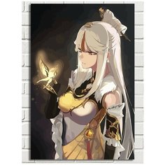 Картина по номерам Игра Genshin Impact Нин Гуан - 7474 В 60x40