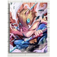 Картина по номерам Аниме Клинок рассекающий демонов - 7980 В 30x40