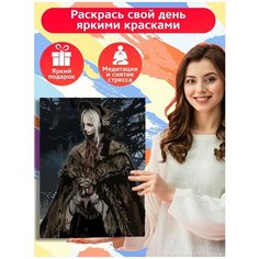 Картина по номерам игра Bloodborne (Охотник, Кукла, Doll) - 8768 В 30x40