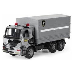 Машинка модель камаз-омон России металлическая инерционная в коробке Автопарк