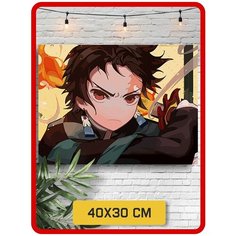 Картина по номерам на холсте аниме Клинок Рассекающий Демонов 5786 40x30