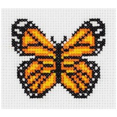 Набор для вышивания Klart "Маленькая бабочка", 9x9,5 см