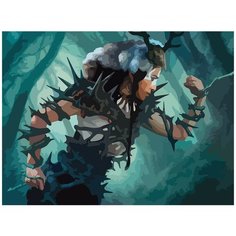Картина по номерам на холсте настольная игра MTG Magic the gathering - 6904 Г 30x40