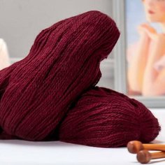 Карачаевская Пряжа "Карачаевская" 100% акрил 820-850м/250-280гр (13 Бордо)