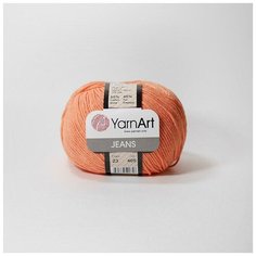 Пряжа YarnArt Jeans (Джинс) - 10 мотков Цвет: 23 коралловый 55% хлопок, 45% полиакрил 50г 160м