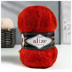 Пряжа "Mohair classic" 25% мохер, 24% шерсть, 51% акрил 200м/100гр (36) Alize