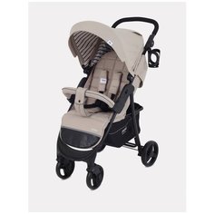 Прогулочная коляска MOWBABY Cross, beige, цвет шасси: черный