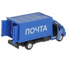 Машина металл «ГАЗЕЛЬ почта», 12 см, двери, багажник, инерция Технопарк