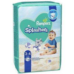 Трусики для плавания Pampers Splashers 3-4 6-11кг 12шт