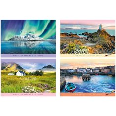 BG Альбом для рисования 24л, А4, на скрепке BG "Creative", эконом BG®