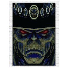 Картина по номерам на холсте игра Chakan (Sega, Сега, 16 bit, 16 бит, ретро приставка) - 9944 В 60x40