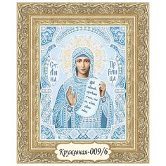 Набор для вышивания бисером в кружевной технике, икона Святая Анна пророчица Художественные Мастерские
