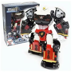 Робот трансформер мини POLICE TRON 4 в 1. Toys