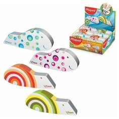 Ластик MAPED ERGO FUN цветной, фигурный (3 шт. в упаковке)
