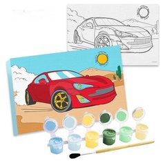 Картина по номерам "Ралли в пустыне" 20х30 см (1 шт.) Pro Market