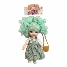 Игр. наб."Модница", в компл. кукла 17см, предм. 1шт, пакет Наша Игрушка