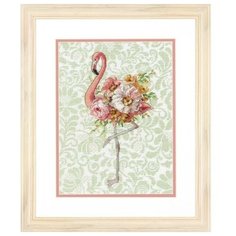 Набор для вышивания Dimensions Floral Flamingo (Цветочный Фламинго) 35409