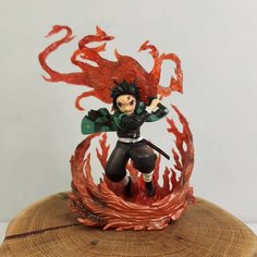 Экшен Аниме фигурка Тандзиро Камадо 23см / Клинок рассекающий демонов Нет бренда