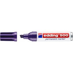 Маркер перманентный edding 500, скошенный наконечник, 2-7 мм Фиолетовый