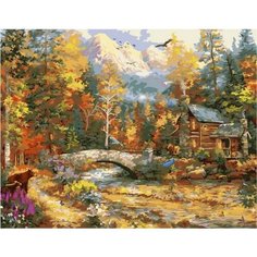 Картина по номерам Домик лесника 40х50 см Hobby Home