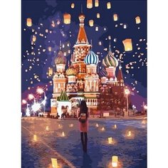 Картина по номерам Храм Василия Блаженного 40х50 см Hobby Home
