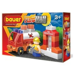 Конструктор Bauer 738 "Fireman" набор пожарная машина с цистерной Бауэр
