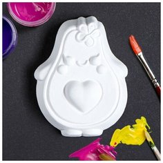 Фигура под роспись "Девочка авокадо" 10х7,5см Хорошие сувениры