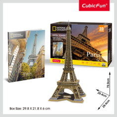 3D пазл Эйфелева Башня Eiffel Tower Cubic Fun