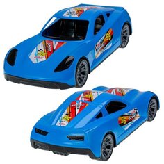 Машинка Turbo V-MAX, цвет голубой 40 см, из пластика, 1 шт Рыжий кот