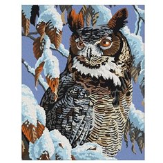 Картина по номерам нa холсте "Филин" 40х50 Selfica