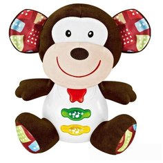 Развивающая игрушка "Обезьянка" (свет, звук) в коробке Китай